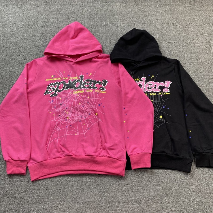 Spder Pink V Hoodie Spder Pink V Hoodie
