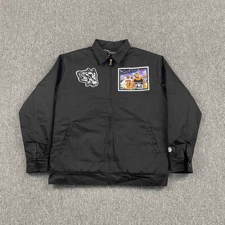 TUFF CROWD Embroidered Jacket TUFF CROWD Embroidered Jacket