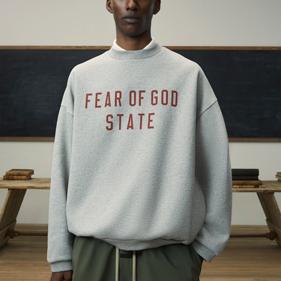 FOG Fear of God FOG ESSENTIALS Crewneck FOG Fear of God FOG ESSENTIALS Crewneck