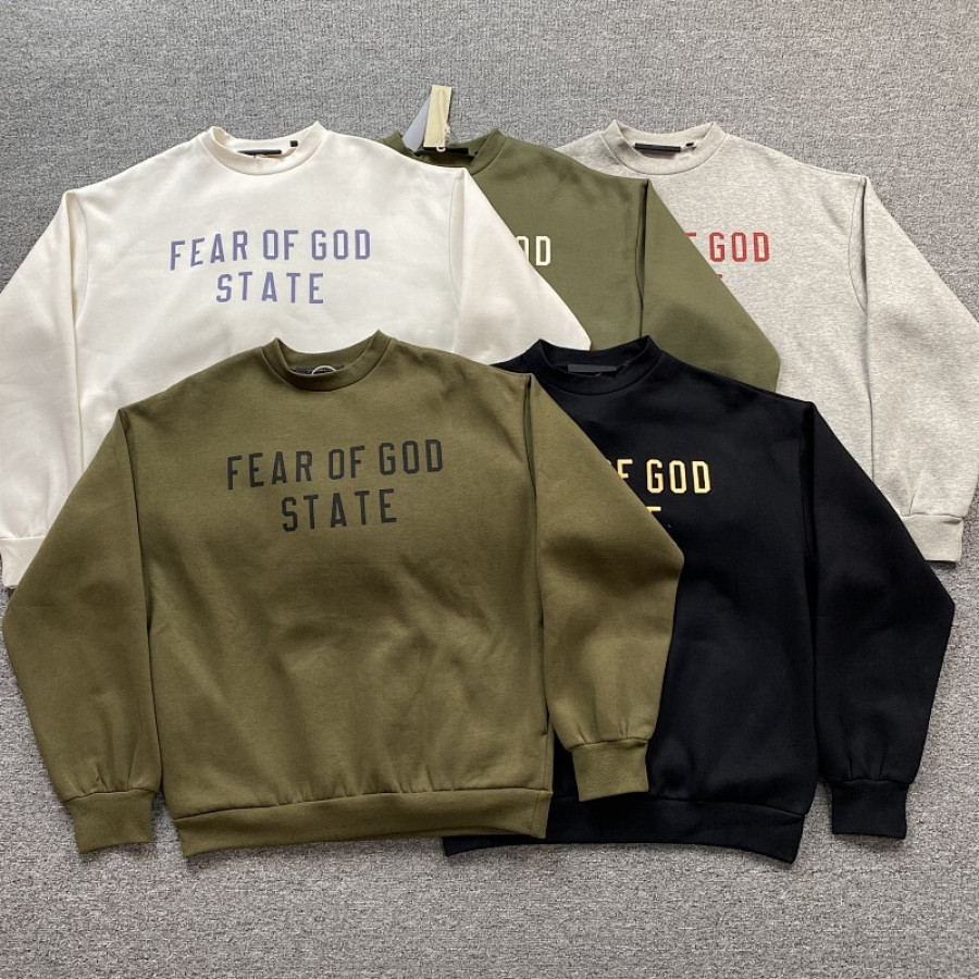 FOG Fear of God FOG ESSENTIALS Crewneck FOG Fear of God FOG ESSENTIALS Crewneck